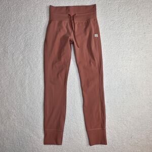 Vuori VW323 Daily Leggings Drawstring Pants Light Penny Womens Size Small